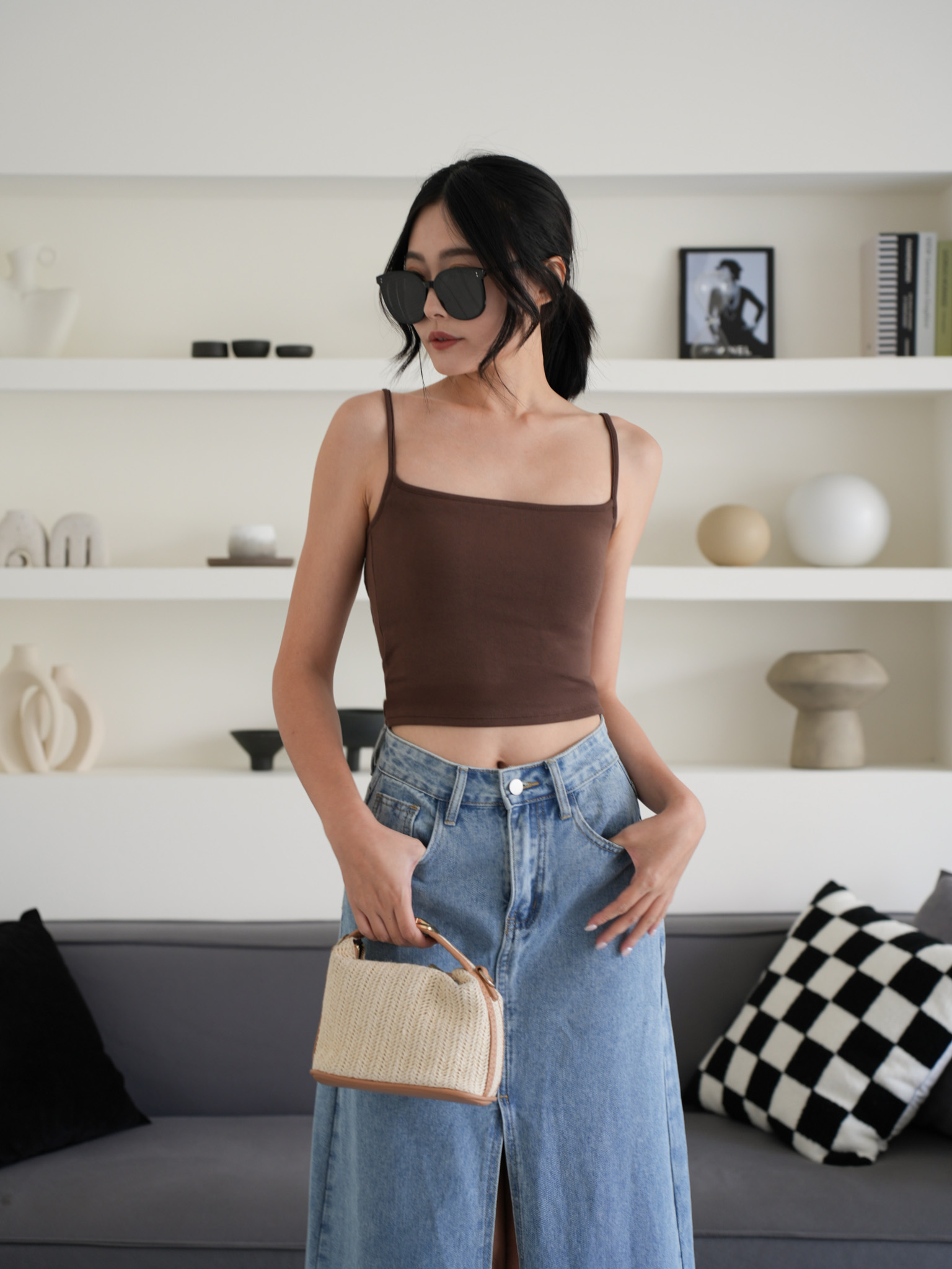 百搭細肩美背BRA TOP