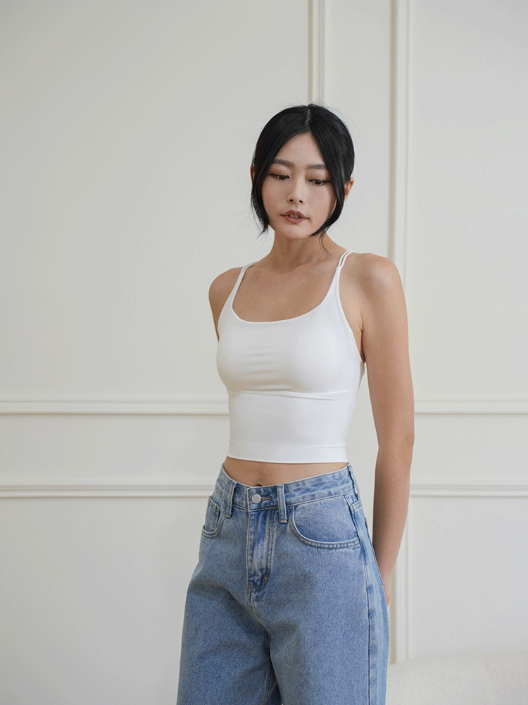 雲感冰絲後交叉BRA TOP