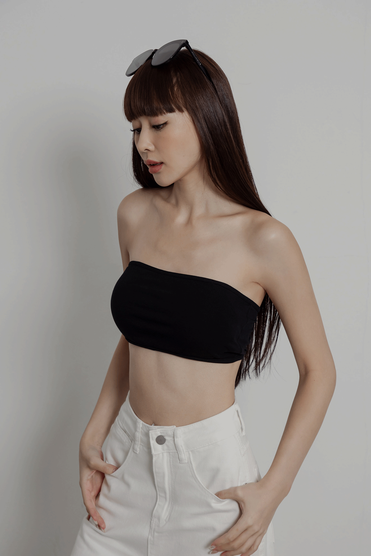 彈力內搭平口BRA TOP