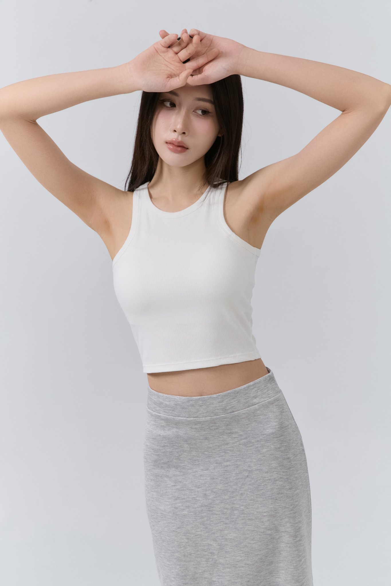 超彈棉百搭削肩BRA TOP