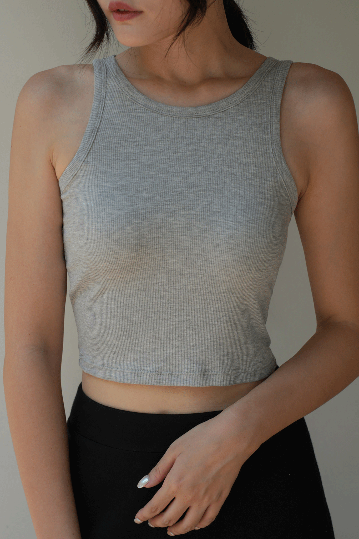 超彈棉百搭削肩BRA TOP