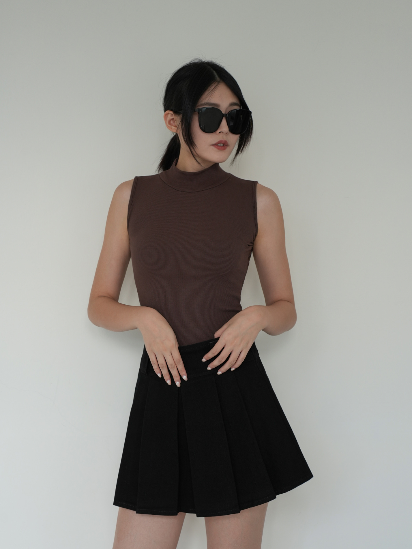 微高領美背BRA TOP背心