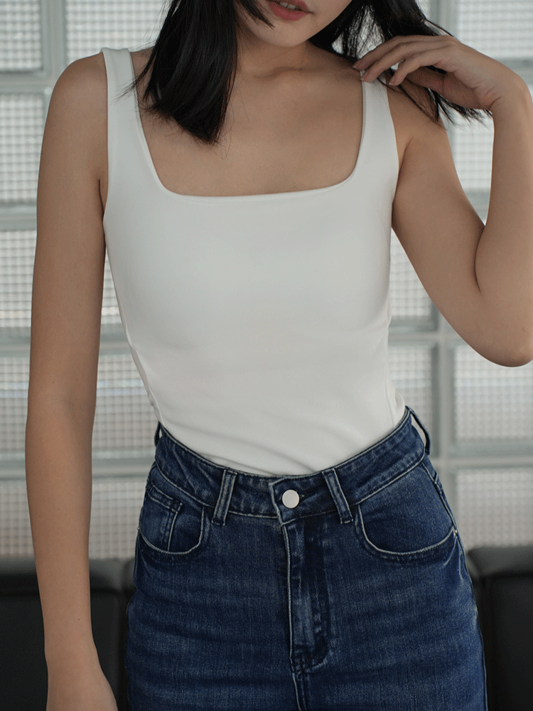 保暖內磨毛方領 BRA背心