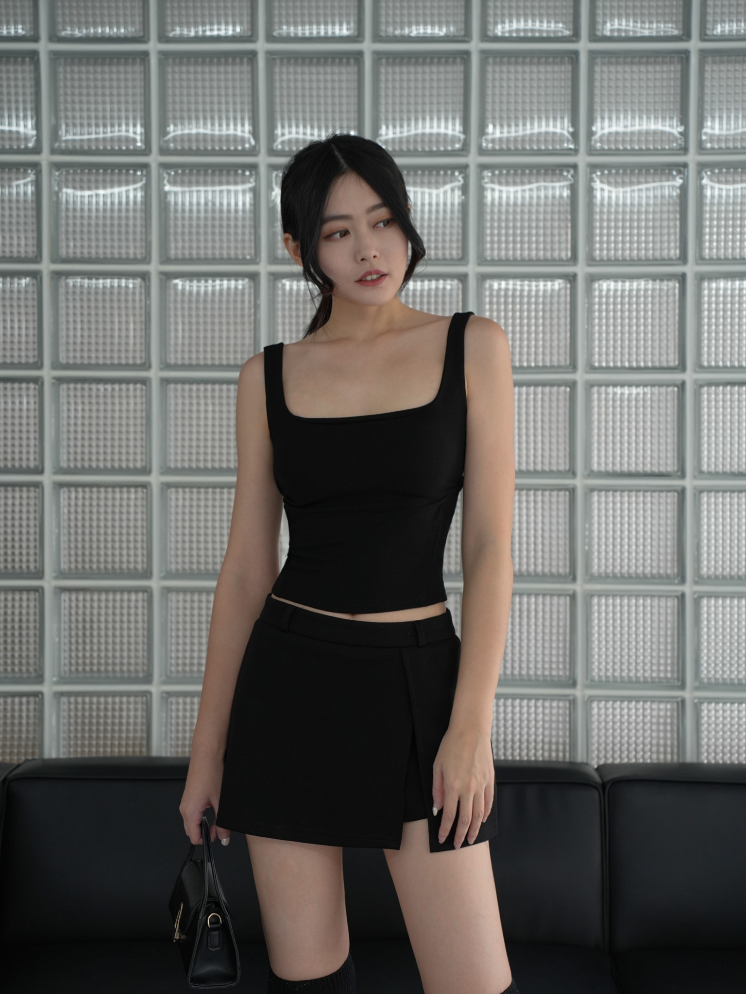 保暖內磨毛方領 BRA背心