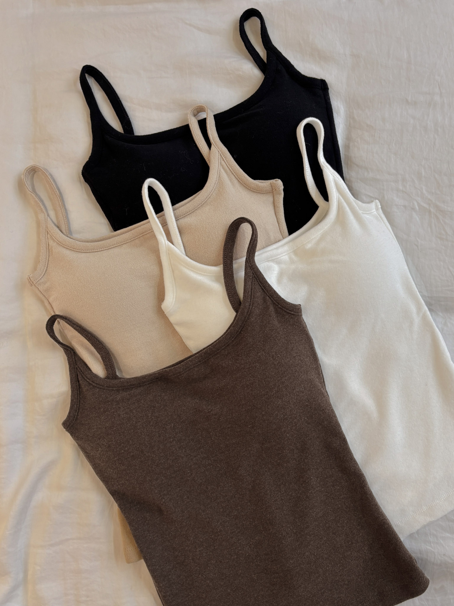 保暖磨毛細肩BRA TOP