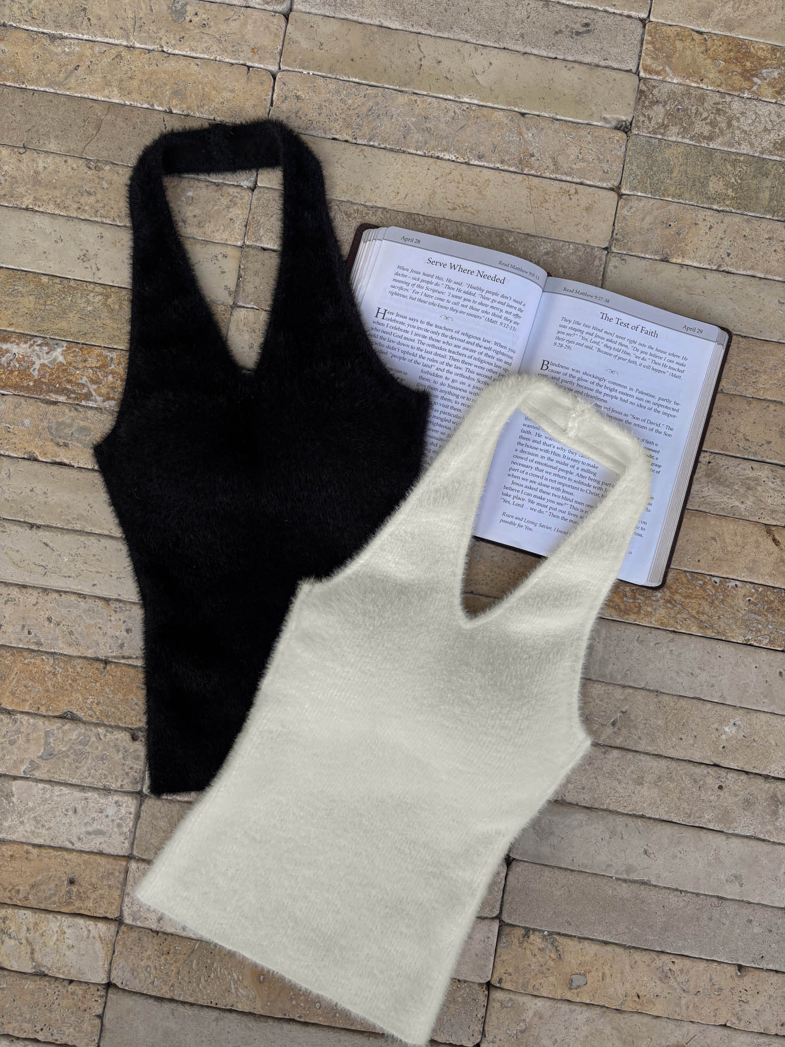 水貂毛繞脖BRA TOP