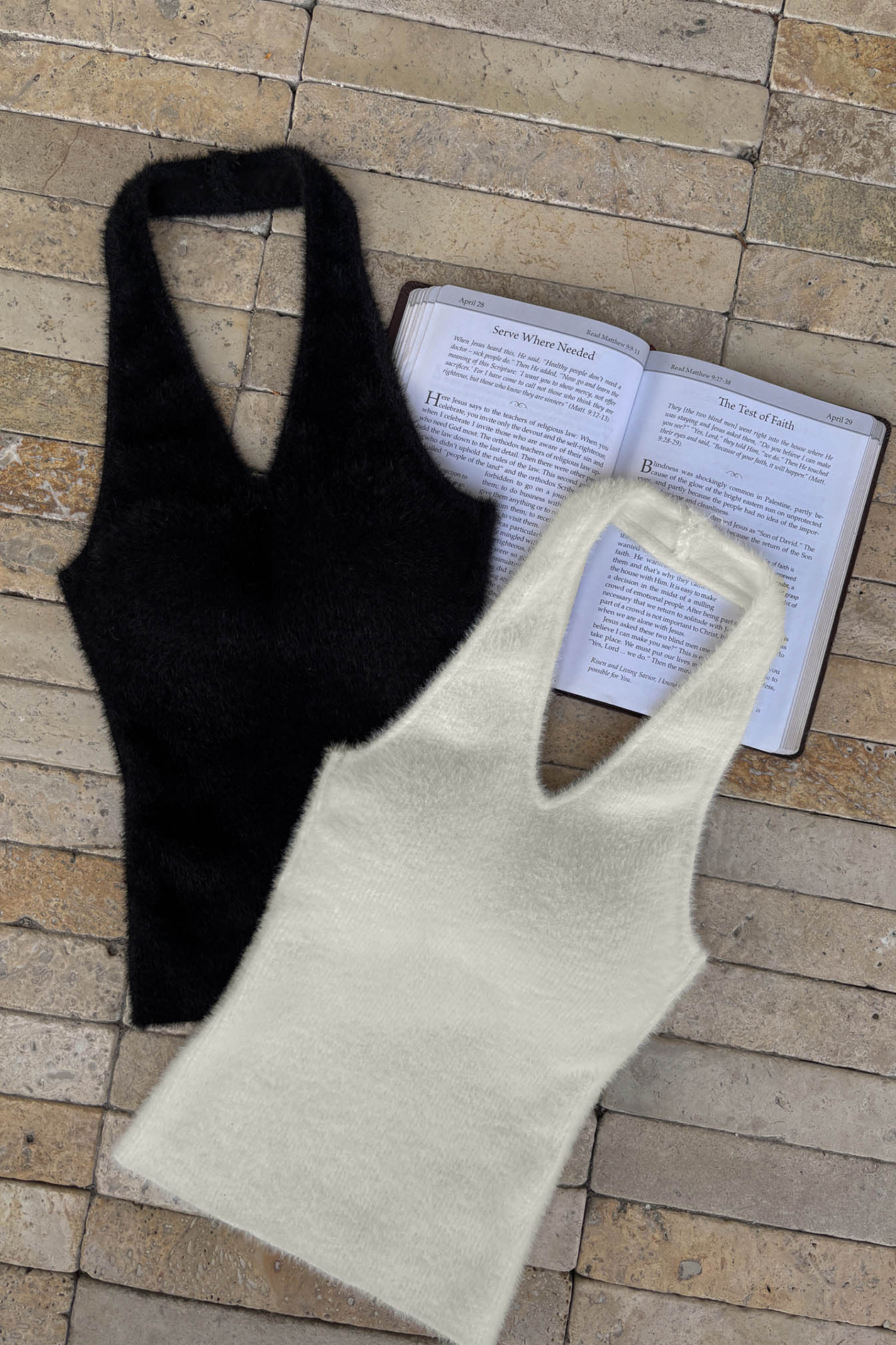 水貂毛繞脖BRA TOP