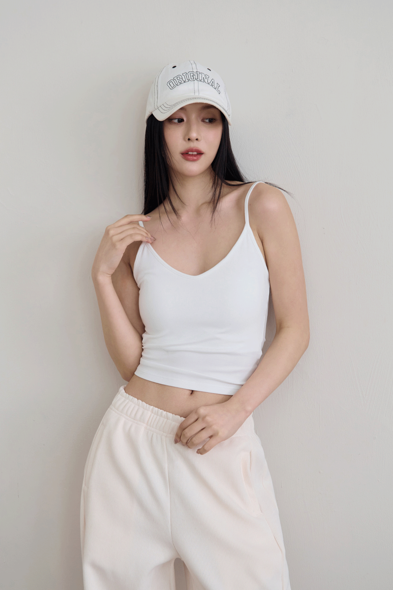 美背抓皺綁帶BRA TOP