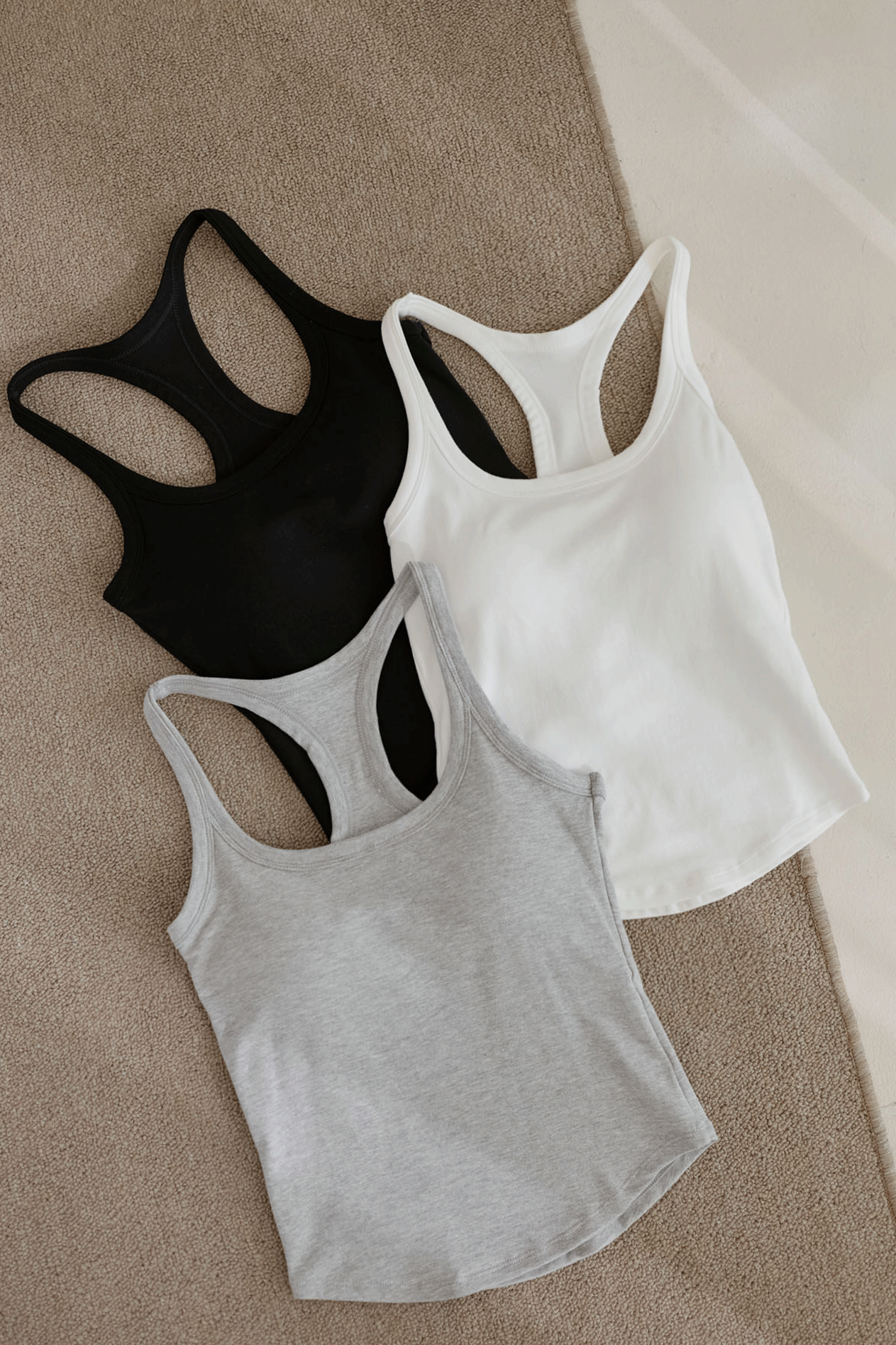 下圓弧工字美背BRA TOP