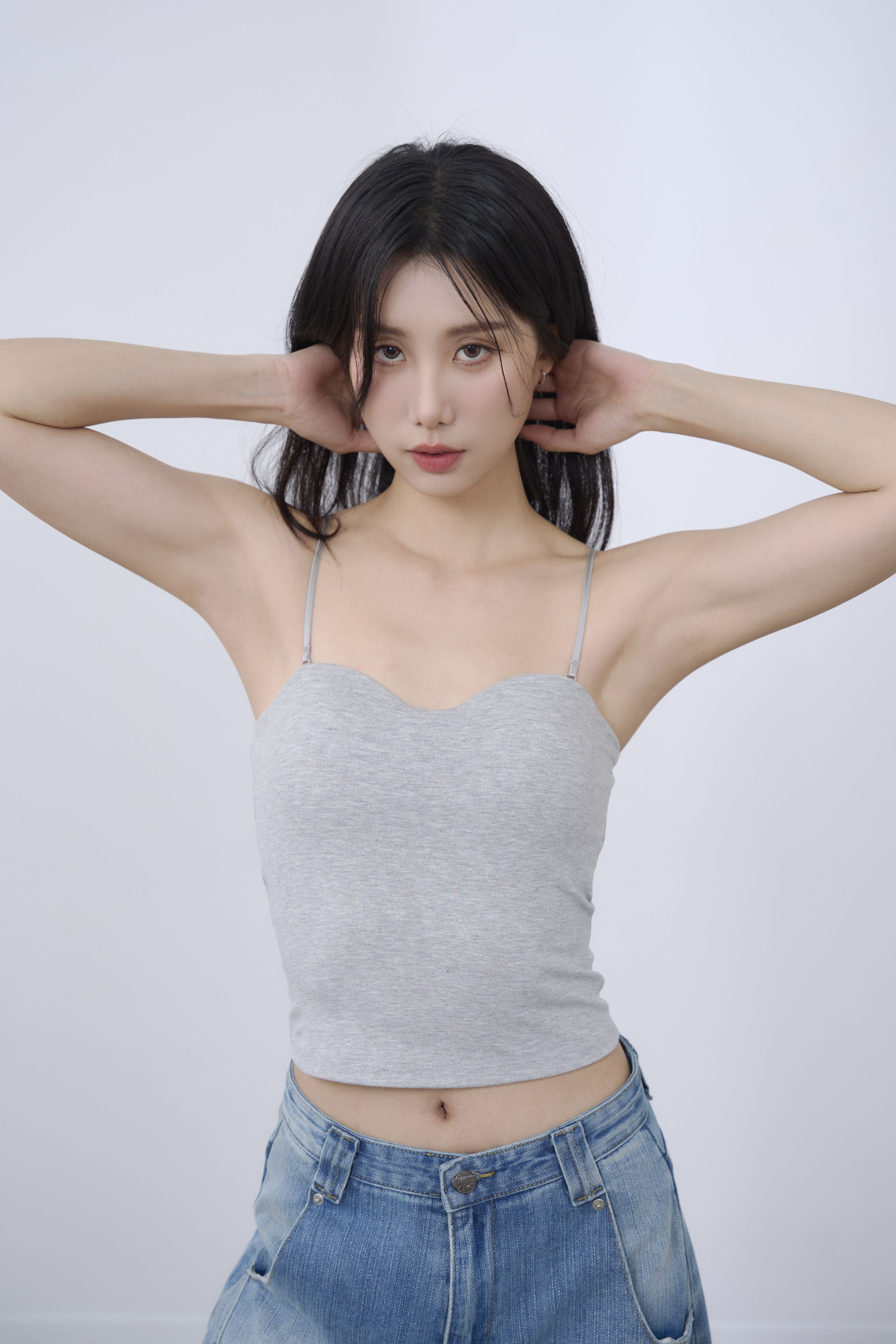 桃心領細肩棉質BRA TOP