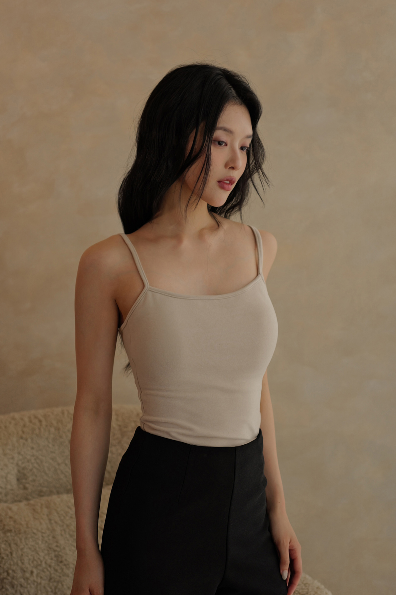 保暖雙面磨毛細肩BRA TOP