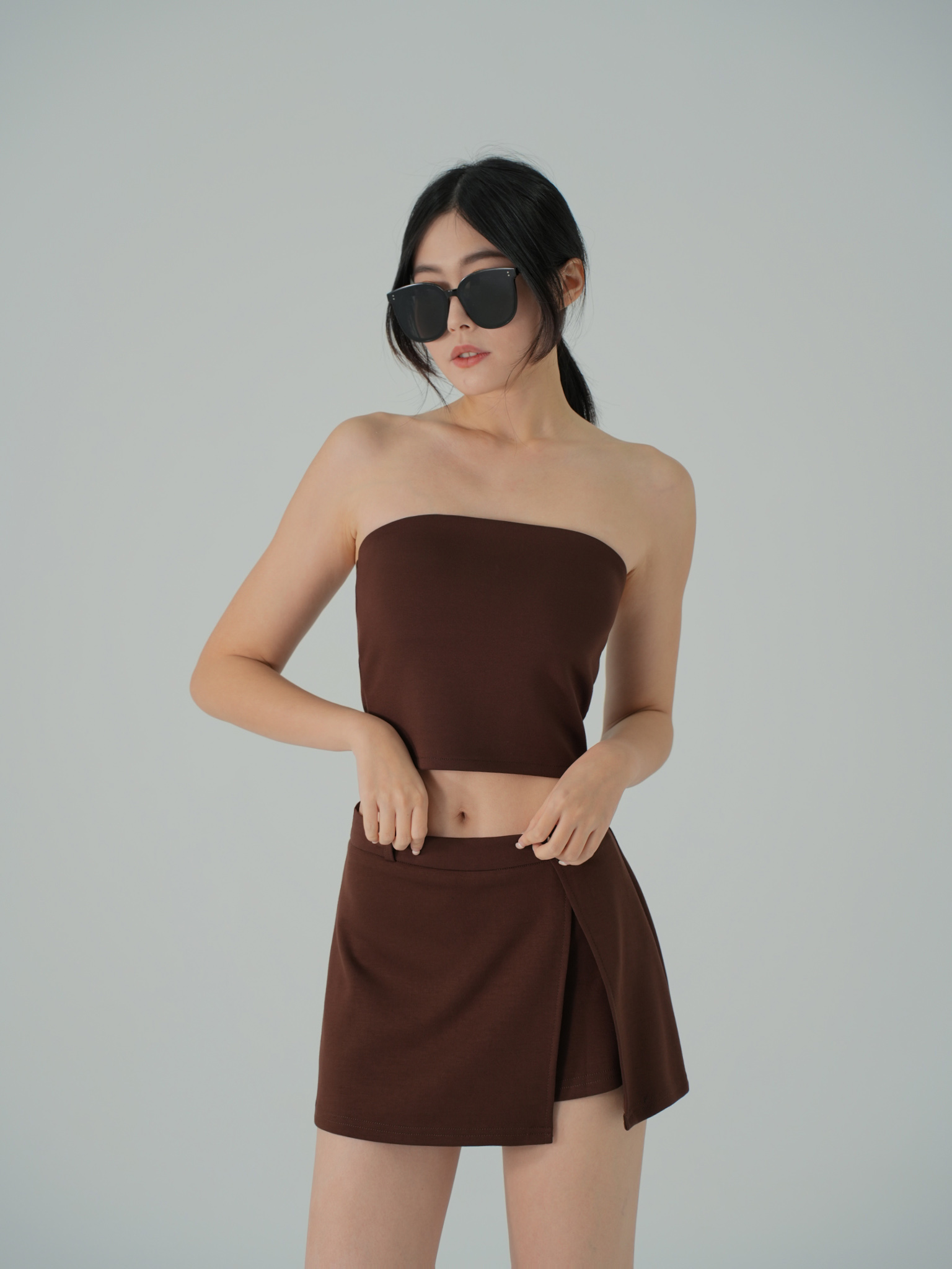 彈力空氣棉平口BRA上衣