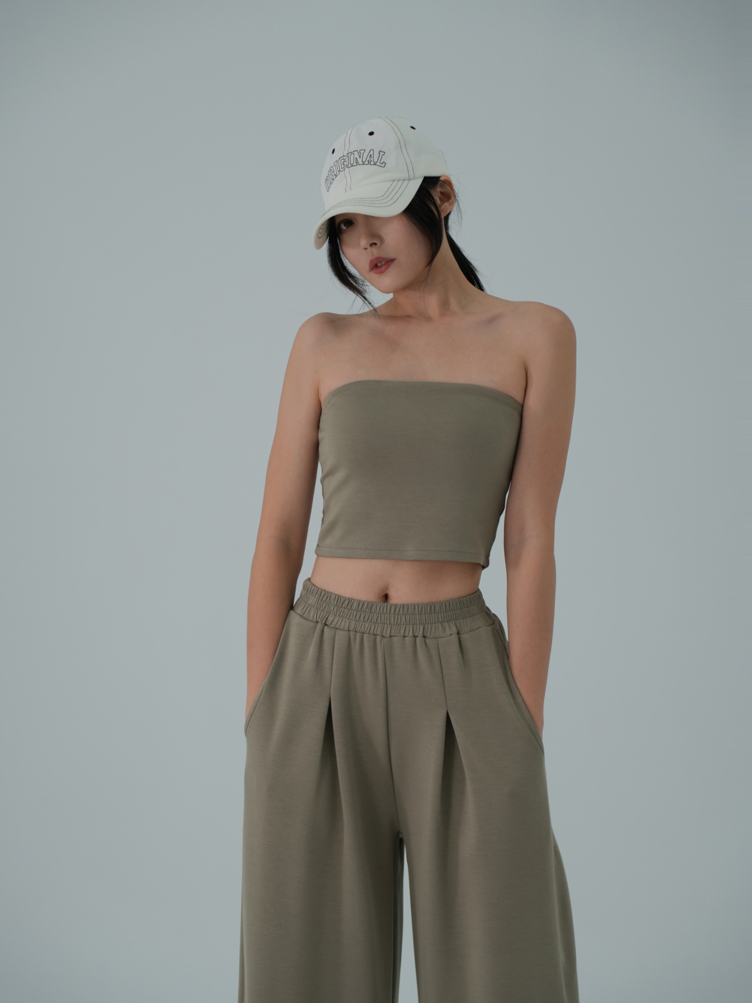 彈力空氣棉平口BRA上衣