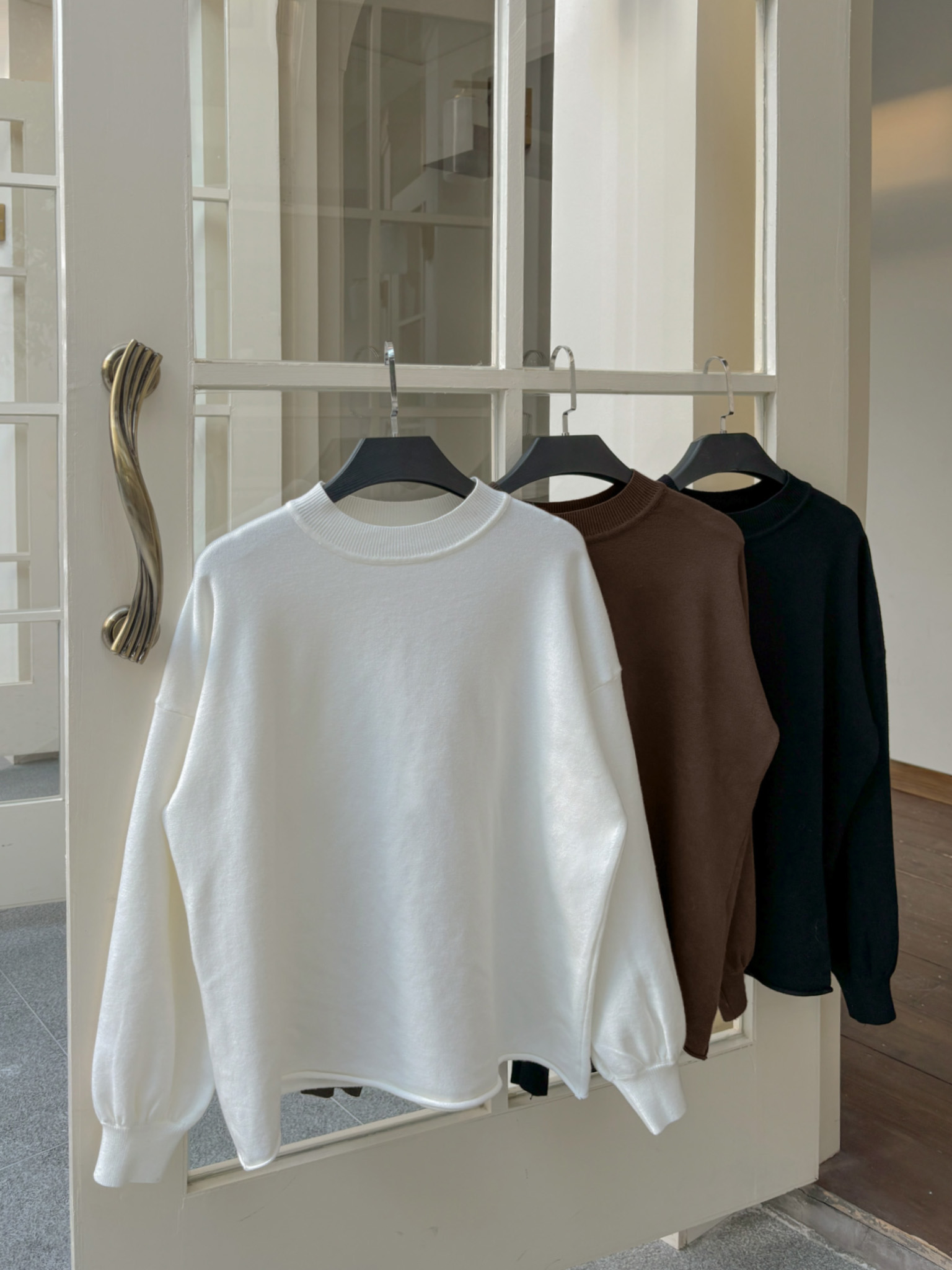 寬鬆百搭細針織上衣