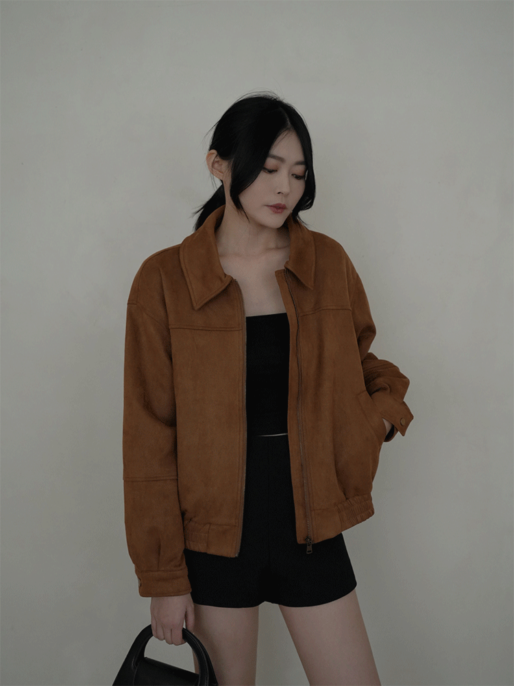 質感麂皮夾克外套