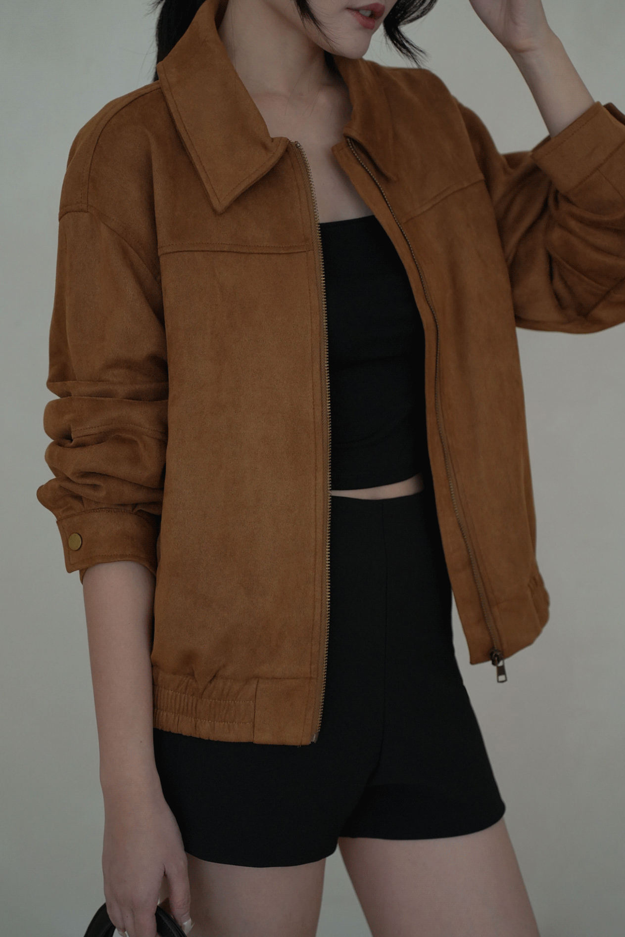 質感麂皮夾克外套