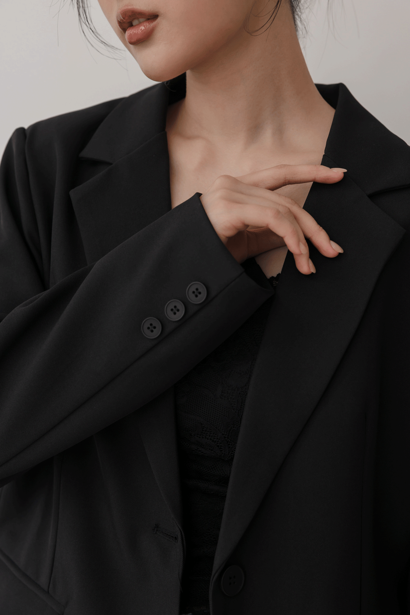 質感寬鬆西裝外套