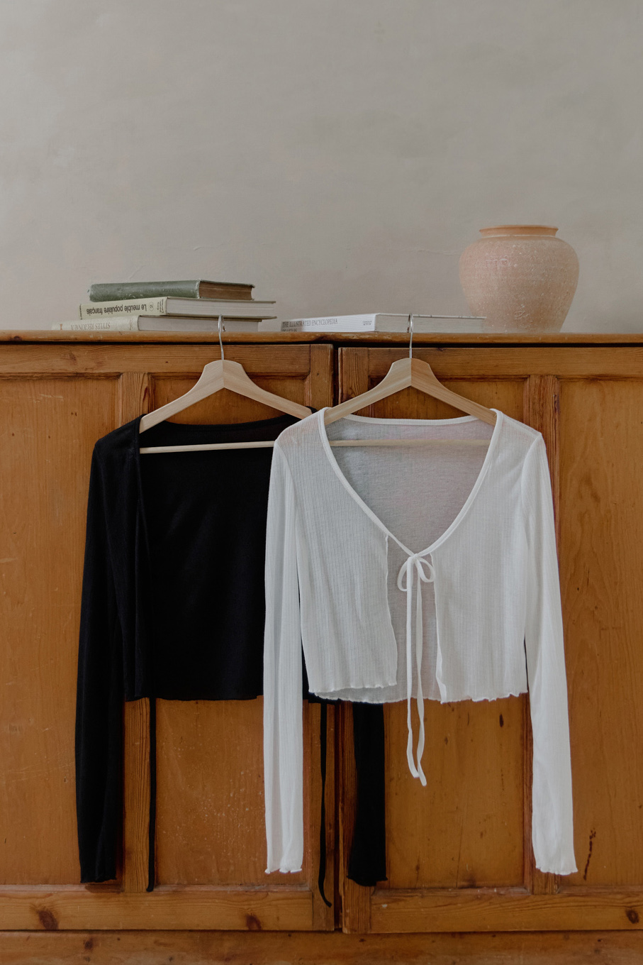 微透氣質綁帶上衣外套