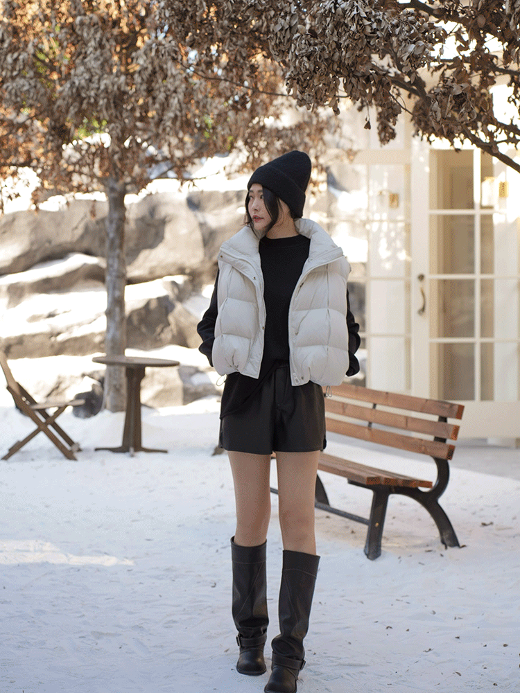 質感保暖羽絨背心