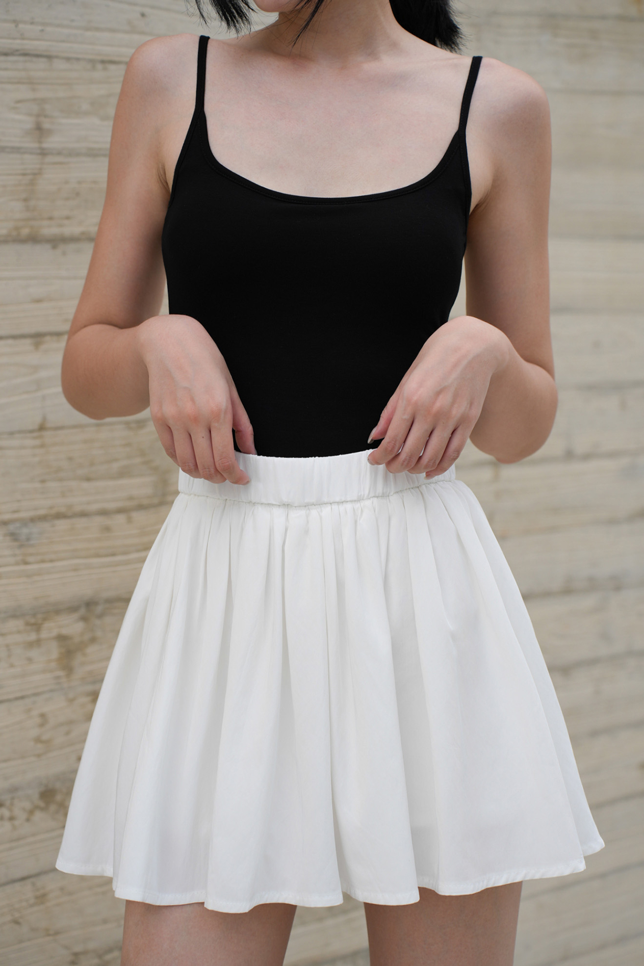 天絲涼感傘擺褲裙