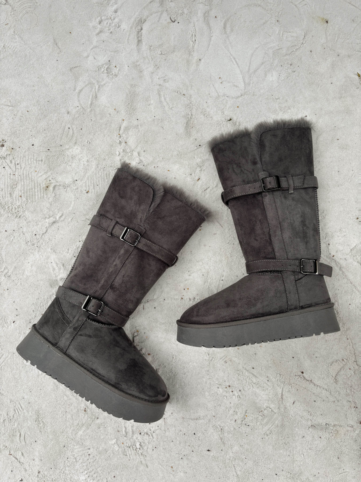 韓國兩穿長筒雪靴