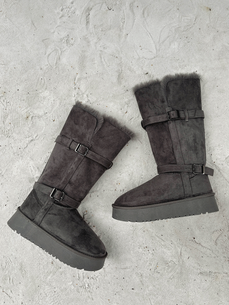 韓國兩穿長筒雪靴