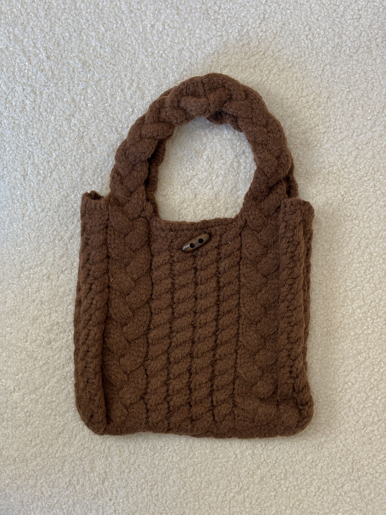 韓國手工麻花鈎織小包