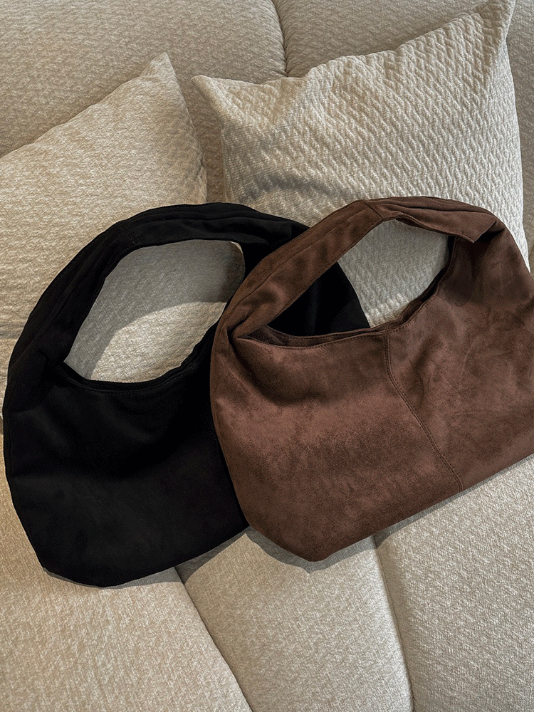 質感麂皮肩背包