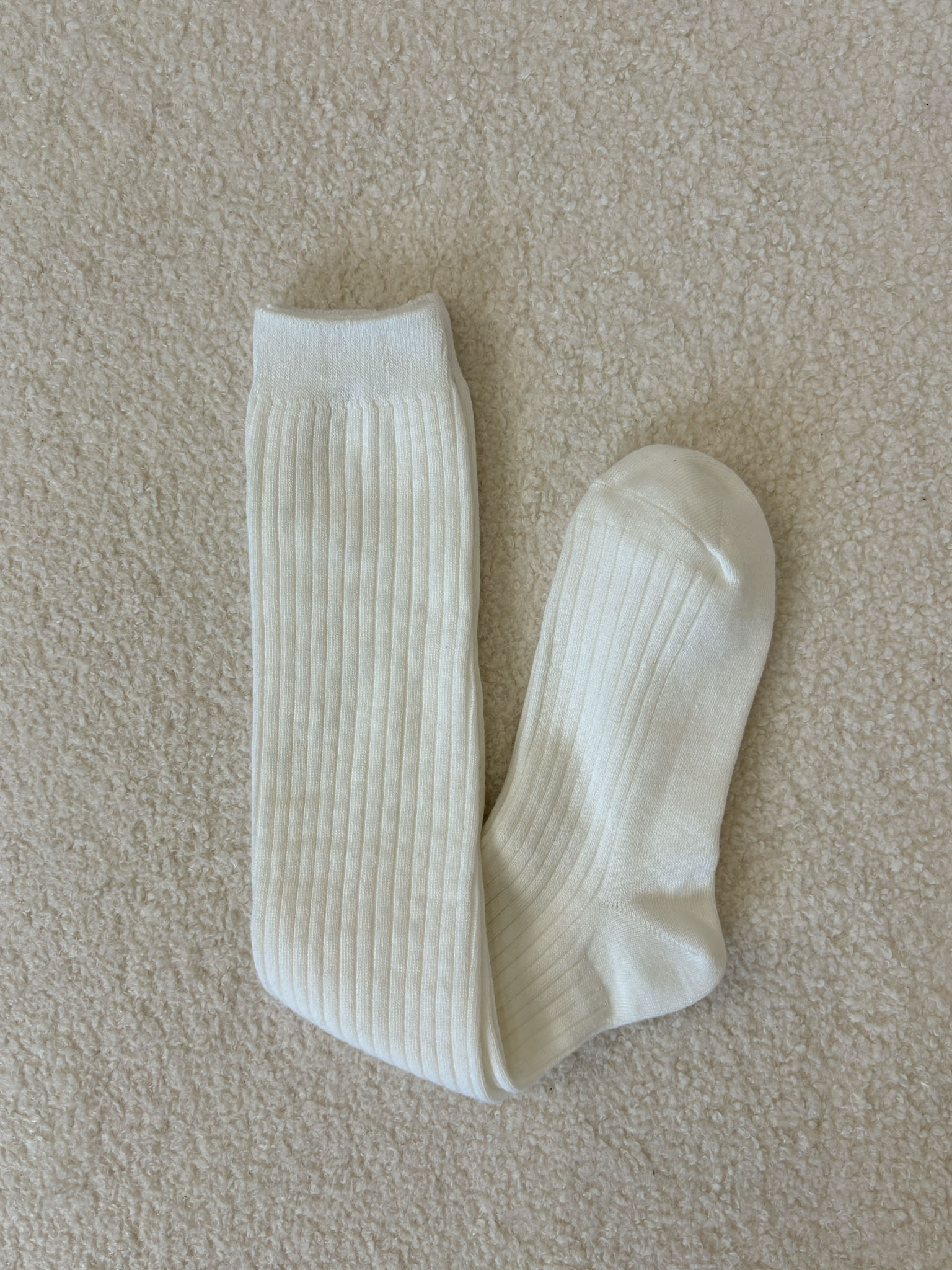 韓國百搭坑條長襪