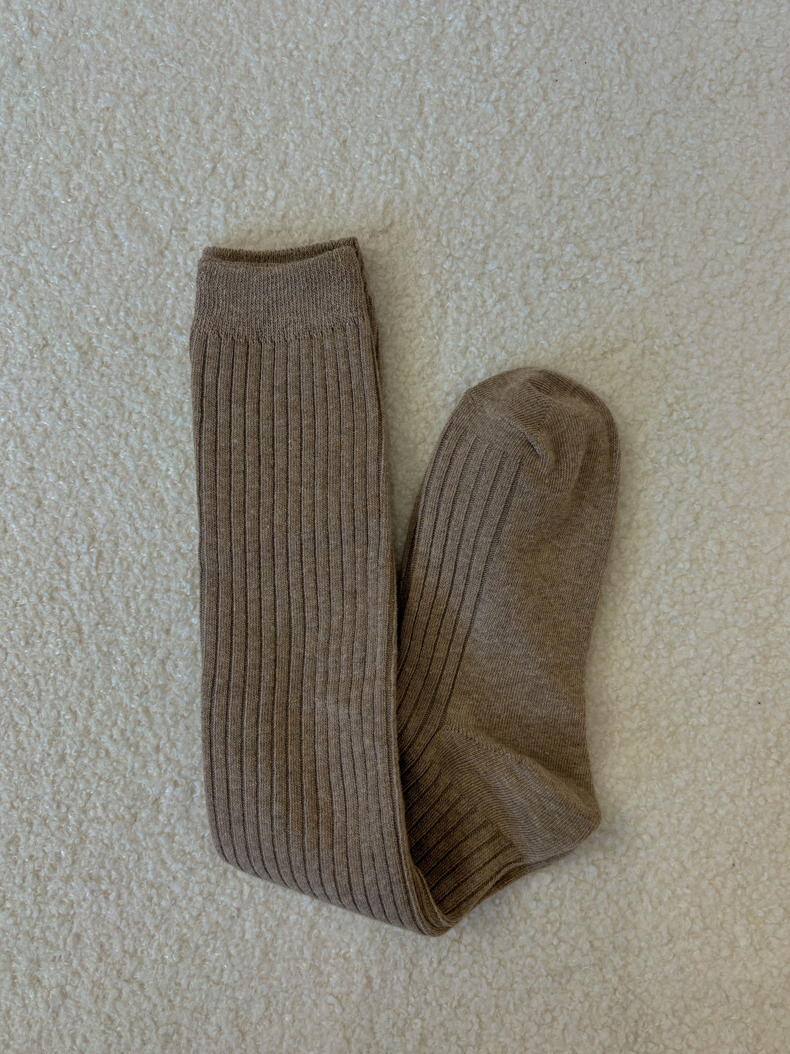 韓國百搭坑條長襪