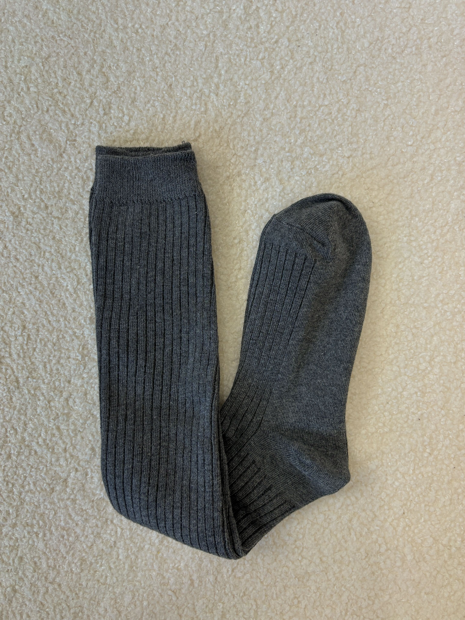 韓國百搭坑條長襪